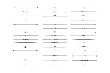 Klasik Süssel Bölme Çizgileri