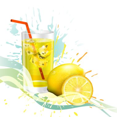 bir bardak limon suyu ile ice1