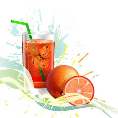 bir bardak portakal suyu ile ice2