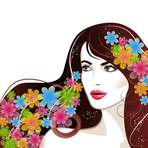 The face of a beautiful girl 10 Stock Vector Image by ©erom #47738727