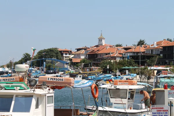 Nel piccolo porto — Foto Stock