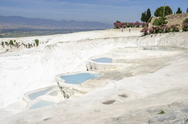 Pamukkale z tarasami — Zdjęcie stockowe