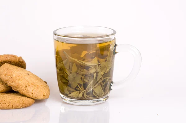 Tea and cookie — Stock Photo, Image