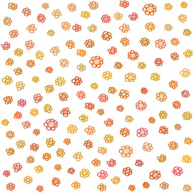 küçük kırmızı ve turuncu çiçekler 