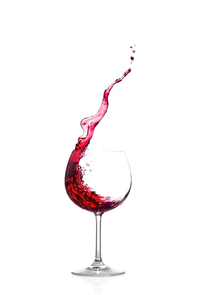 Splash red wine — Stock Photo, Image