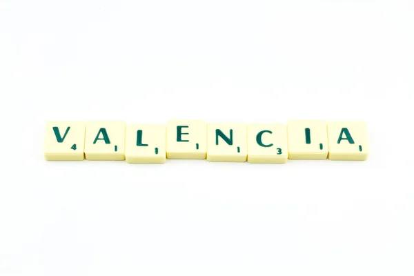 Valencia cartas —  Fotos de Stock