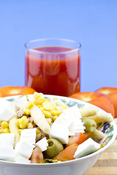 Salade en tomate SAP — Stockfoto