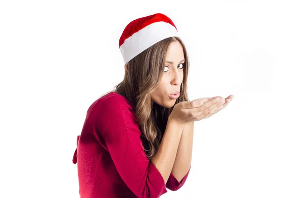 Fashion Christmas girl — Stock Photo, Image