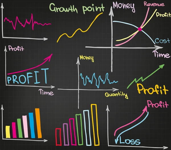Crecimiento de beneficios — Archivo Imágenes Vectoriales
