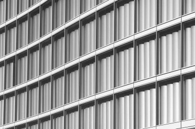 Modern mimarinin dış cephesi. soyut arkaplan oluşturuluyor