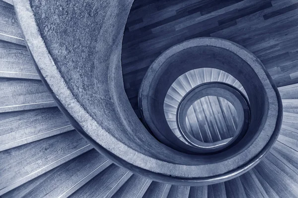 Interior Moderna Escalera Caracol Arquitectura Contemporánea Fondo Abstracto —  Fotos de Stock