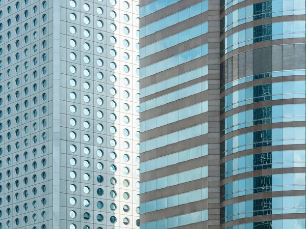 Exterior Del Moderno Edificio Oficinas Ciudad Hong Kong —  Fotos de Stock