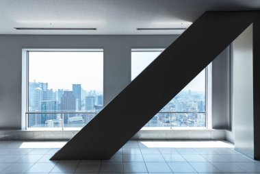 Modern bina içi soyut arkaplan