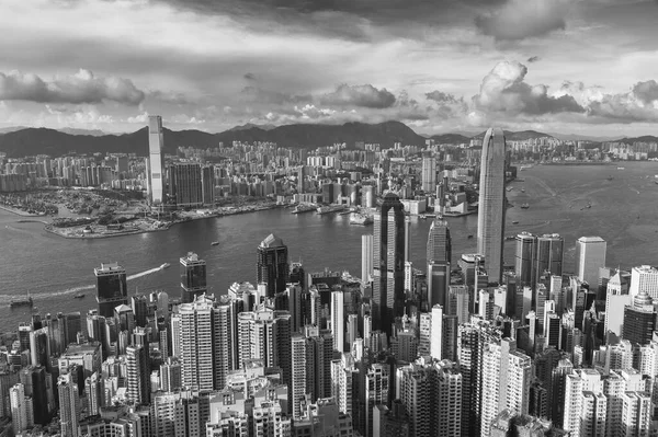 香港のビクトリア港の風景 — ストック写真