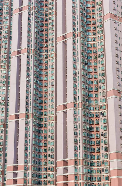 Edifício Residencial High Rise Cidade Hong Kong — Fotografia de Stock