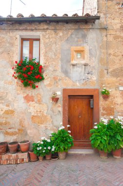 Pienza, Tuscany, İtalya 'da bir ev.