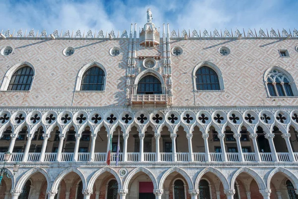 Architektonisches Detail Dogenpalast Markusplatz Venedig Palazzo Ducale Italien — Stockfoto