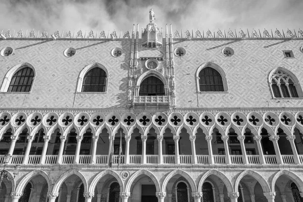 Architektonisches Detail Dogenpalast Markusplatz Venedig Palazzo Ducale — Stockfoto