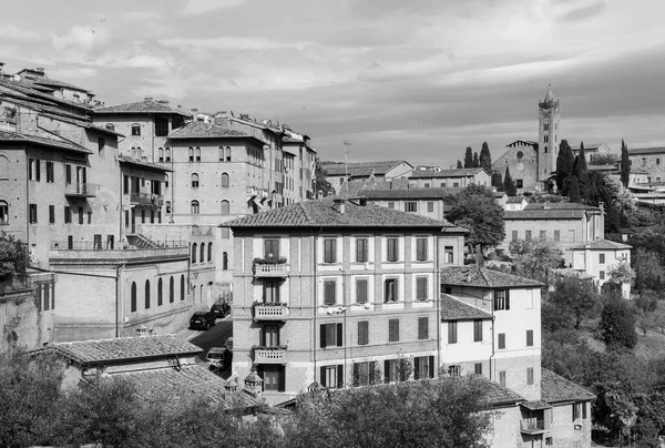 Ідилічний Ландшафт Історичного Міста Сієна Тоскана Італія — стокове фото