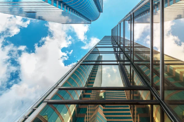 Зовнішній Вигляд Багатоповерхового Офісного Будинку Архітектурний Абстрактний Фон — стокове фото