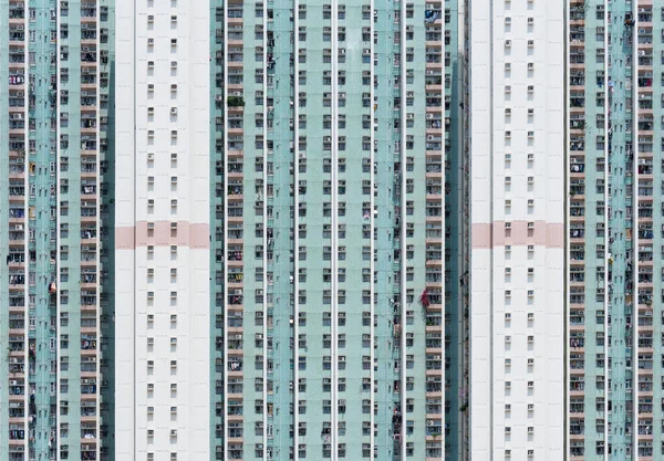 Exteriör Höghus Bostadshus Offentlig Egendom Hongkong — Stockfoto