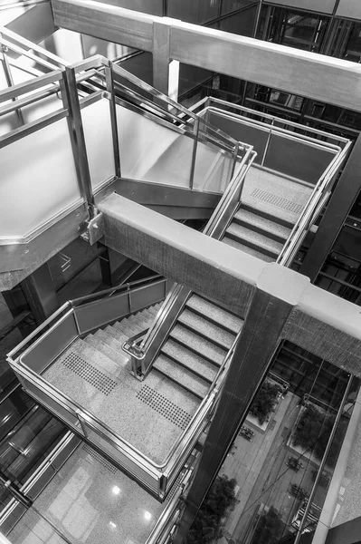 Interieur Uitzicht Trappen Modern Gebouw — Stockfoto