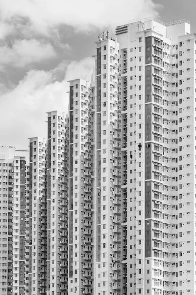 Edificio Residenziale Grattacielo Della Proprietà Pubblica Nella Città Hong Kong — Foto Stock