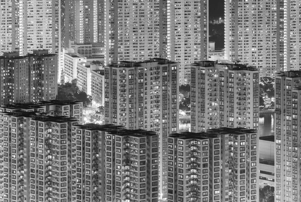 Toronyház Lakóépület Hong Kong Városban — Stock Fotó