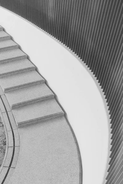 Крупный План Винтовой Лестницы Строительный Абстрактный Фон — стоковое фото