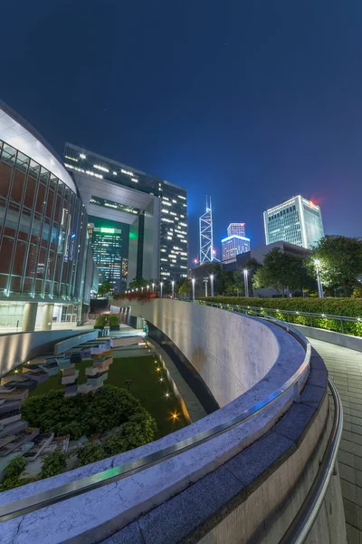 Midtwon Hong Kong City Night — Stock Photo, Image