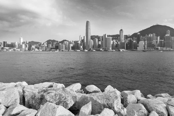 Panorama Victoria Harbor Ciudad Hong Kong —  Fotos de Stock