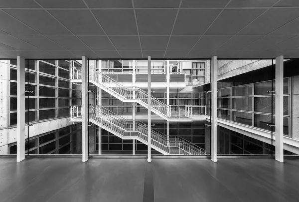 Interior View Corridor Modern Architecture — Foto Stock