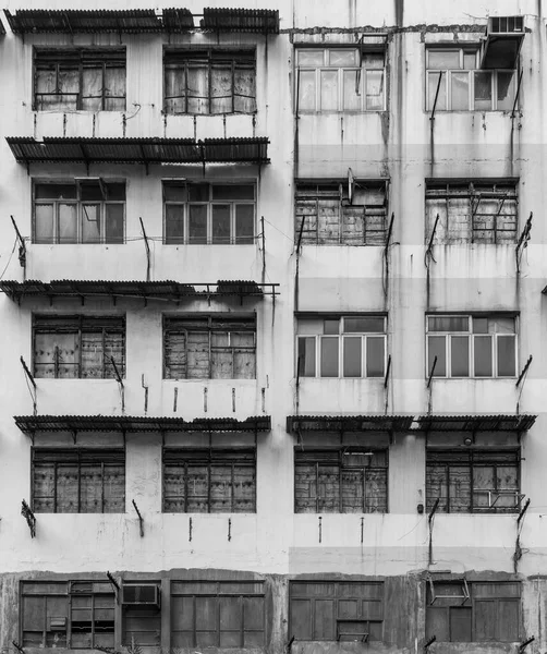 Buiten Van Verlaten Woongebouw Hong Kong Stad — Stockfoto