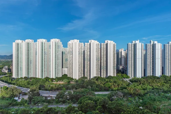 Høy Boligbygging Offentlig Eiendom Hongkong – stockfoto