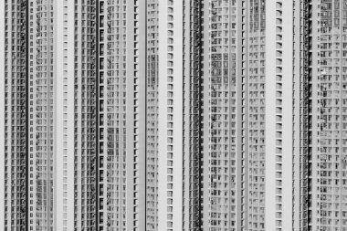 Hong Kong 'da yüksek katlı bir kamu binası.