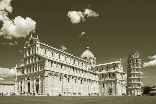 Historická Památkově Chráněná Věž Pisa Itálie — Stock fotografie