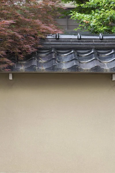 Zeď Tradiční Japonské Architektury — Stock fotografie