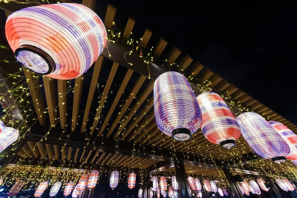 Lantern decoration in Lantern Festival for Mid-autumn festival in Hong Kong