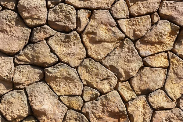 Closeup View Surface Rough Stone Wall — Stockfoto