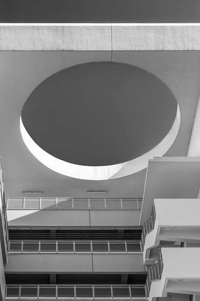 Extérieur Architecture Moderne Construire Fond Abstrait — Photo