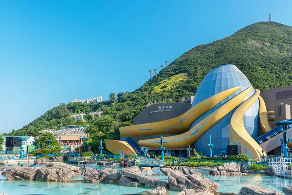 Χονγκ Κονγκ Κίνα Ιουλίου 2022 Ορόσημο Ocean Park Χονγκ Κονγκ — Φωτογραφία Αρχείου