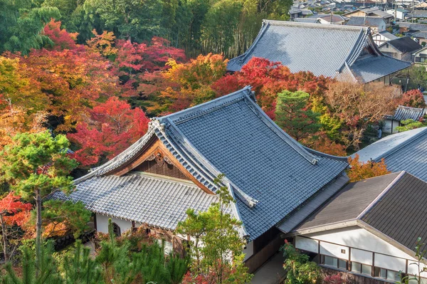 Japanese temple in Kyoto, Japan in autumn season