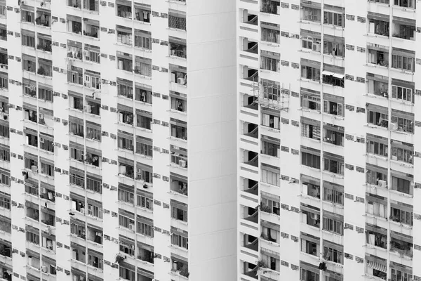 Exterior High Rise Residential Building Pubkiuc Estate Hong Kong City — Stock Photo, Image