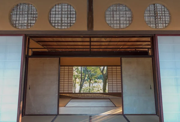 Interiér Tradiční Japonské Dům Katsura Arashiyama Kjóto Japonsko — Stock fotografie