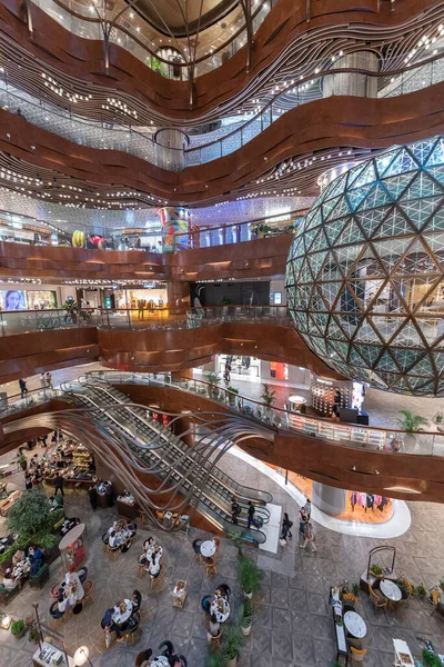 Гонконг Китай Ноября 2020 Года Внутренний Вид Современного Торгового Центра — стоковое фото