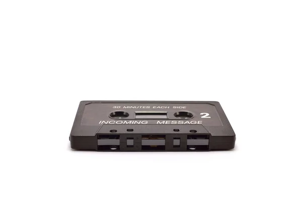 Zwarte cassette — Stockfoto