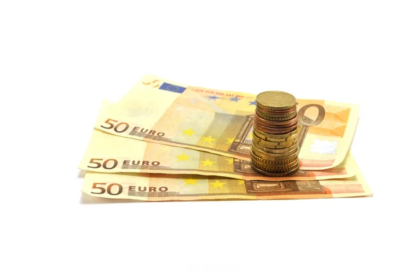 Bozuk para ve banknot yığını