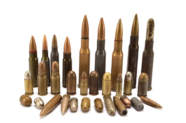 Bullets and cartridges Stock Image