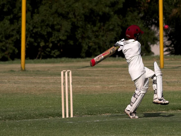 Cricket-Haken oder Ziehschuss — Stockfoto