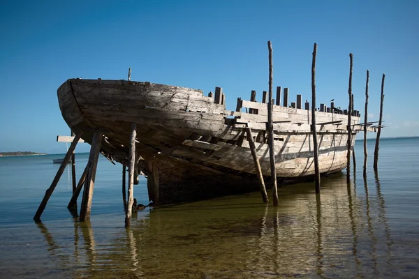 Arco de um grande dhow — Fotografia de Stock